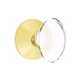 Emtek 5207 MODERN DESIGNER BRASS KNOBSETS With Modern Rosette Privacy Set