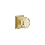 Emtek 8561 CLASSIC BRASS - Knobsets With Wilshire Rosette Dummy, Pair