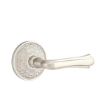 Emtek 8106 DESIGNER BRASS - LEVERSETS With Lancaster Rosette Passage Set