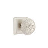 Emtek 8531 DESIGNER BRASS - Knobsets With Quincy Rosette Dummy, Pair
