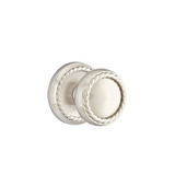 Emtek 8101 DESIGNER BRASS - Knobsets With Rope Rosette Passage Set