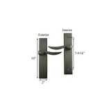 DURANGO HANDLESET FOR NON-KEYED, PASSAGE/SEMI-ACTIVE FOR G-U, BILTBEST DOOR, RIGHT - MEDIUM BRONZE