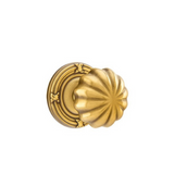 Emtek 8207 CLASSIC BRASS - Knobsets With Ribbon & Reed Rosette Privacy Set