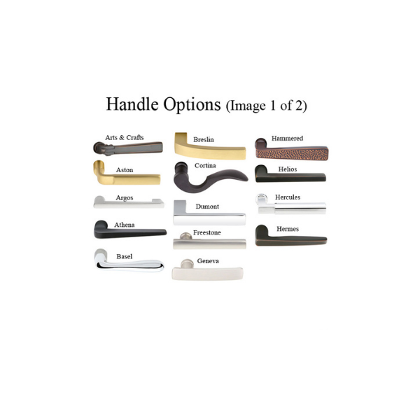 LARGE MULTI POINT ENTRY HANDLE SET - MODERN AMERICAN KEY ABOVE – Golden ...