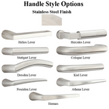 MULTIPOINT TRIM, 1-1/2 X 11 INCH, AMERICAN CYLINDER STAINLESS STEEL HANDLESET, CHOOSE OPTIONS