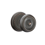 Emtek 8051 CLASSIC BRASS - Knobsets With Rope Rosette Dummy, Pair