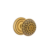 Emtek 8200 DESIGNER BRASS - Knobsets With Regular Rosette Privacy Set
