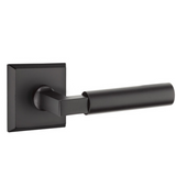 Emtek 7211 SANDCAST BRONZE - LEVERSETS With #6 Rosette Privacy Set