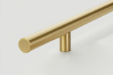 Emtek 86194 Modern Steel Round Long Door Pull With 36" Door Pull With Round Shape