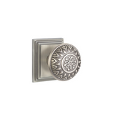 Emtek 8561 DESIGNER BRASS - Knobsets With Wilshire Rosette Dummy, Pair