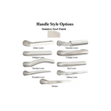 MULTIPOINT TRIM, 2 X 10 INCH, AMERICAN CYLINDER STAINLESS STEEL HANDLESET, CHOOSE OPTIONS