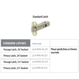 Emtek LC4-PASS M Standard Latch