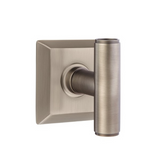 Emtek 8531 STUDIO BRASS - KNOBSETS With Quincy Rosette Dummy, Pair