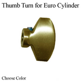 THUMB TURN, EURO CYLINDER, EMTEK - CHOOSE COLOR