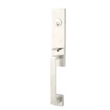 Emtek S40101 Davos Stainless Steel Entrance Handleset - Stainless Steel Tubular - Single Cylinder