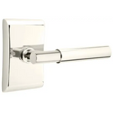 Emtek 5211 MODERN DESIGNER BRASS LEVERSETS With Neos Rosette Privacy Set