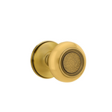 Emtek 8510 DESIGNER BRASS - Knobsets With Watford Rosette Dummy, Pair