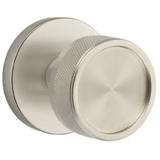 Emtek 5059 Select Brass Knob With Conical Stem And Disk Rosette Dummy, Pair