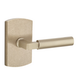 Emtek 7100 SANDCAST BRONZE - LEVERSETS With #4 Rosette Passage Set