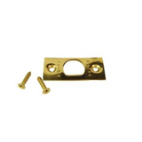 Emtek Faceplate & Screws For Standard or 28 Degree Rotation Latches, Square Corners