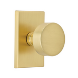 Emtek 5112 MODERN CLASSIC BRASS - KNOBSETS With Modern Rectangular Rosette Passage Set