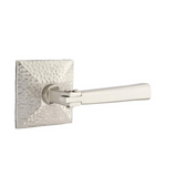 Emtek 5206 ARTS & CRAFTS - LEVERSETS & KNOBSETS With Hammered Rosette Privacy Set