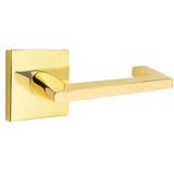 Emtek 5110 MODERN DESIGNER BRASS - LEVERSETS With Square Rosette Passage Set
