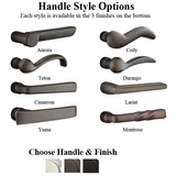 MULTIPOINT TRIM, 1-1/2 X 11 INCH, AMERICAN CYLINDER, SANDCAST BRONZE HANDLESET, CHOOSE OPTIONS