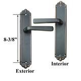 SION HANDLE SET FOR SEMI-ACTIVE PELLA DOOR, LEFT - OIL RUBBED BRONZE