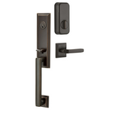 Emtek EMP4211 Wilshire Single Cylinder Entrance Handleset - Brass Tubular - EMPowered Upgrade