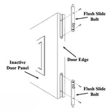 9" Magnum Flush Slide Bolt 3/8" Standard Profile, 3/8" Width Tip - 362031