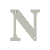 4" Residential Letter N