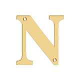 4" Residential Letter N