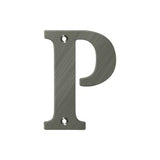 4" Residential Letter P