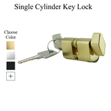 Replacement for Papaiz Key Lock Single Cylinder with Thumb Turn