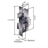 PAPAIZ #323 SLIMLINE MORTISE LOCK BODY, 7/8" BACKSET