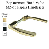 HANDLES ONLY, REPLACEMENT MZ-33 FLAT STYLE, PAIR