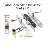 Marks Storm Door Handle Keyed on Both Sides Door Handle Marks 2750 ThinLine Storm Door Handle