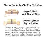 Marks Storm Door Handle Keyed on Both Sides Door Handle Marks 2750 ThinLine Storm Door Handle