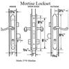 Marks Storm Door Handle Keyed on Both Sides Door Handle Marks 2750 ThinLine Storm Door Handle