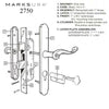 Marks Door Handle Set Marks 2750 Thinline Storm and Security Door Handle Set