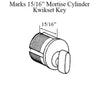 Marks Mortise Cylinder For Storm Doors Threaeded Kwikset Key Cylinder