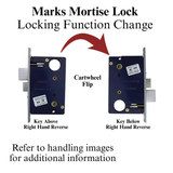 Marks Series 22 Entrance Door Handle Set Right Hand Reverse Door Knob Set