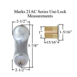 Marks Series 21 Entrance Door Handle Set Unilock Entrance Door Lockset Right Hand Reverse