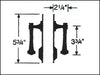 Marks Entrance Door Lever Lock Set Marks Series 9215 Ornamental Iron Door Mortise Lock