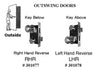 Marks Door Knobs With Mortise Lock Left Hand Reverse Door Hardware Set
