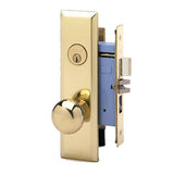 Marks New Yorker Entrance Handle Set Right Handed Door Handle With Lock