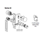 Marks Door Knob Pair For Security Doors Fits 22Ac Mortise Locks Security Knobs
