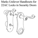 Marks Unilever Lock Plate Assembly with Levers Attached