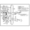 Marks Euro Profile Cylinder For Euro Slimline Door Handles Profile Cylinder With Thumb Turn and Kwikset Keyway